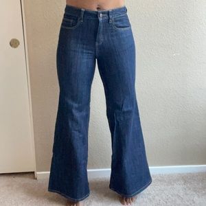 London Jean Bell Bottom, Dark Wash